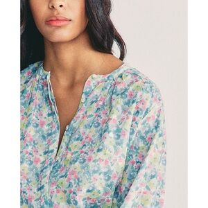 LoveShackFancy / Renate Blouse in Rainbow Blast